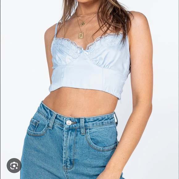 Princess Polly Old School Love Top - Picture 2 of 2